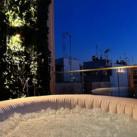 Luxury Designed Suite Penthouse Center Near Metro Jaccuzi Fireplace View Bar Art Athens Exterior photo